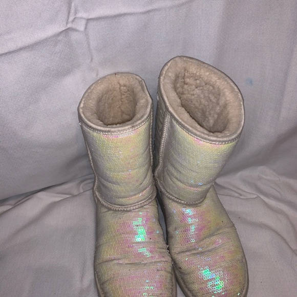 UGG Shoes - White Sparkle Uggs